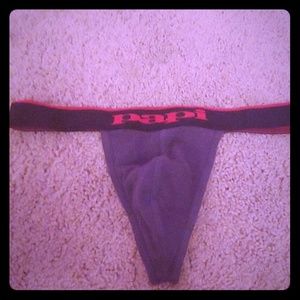 Papi Size Small Grey Thong